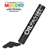 Pack of 6 Gallery Oil Pastels in black, featuring creamy consistency, vibrant pigmentation, and ideal for various artistic techniques.