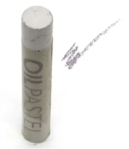 Gallery Oil Pastels Silver Grey set of 6, featuring creamy, blendable pastels ideal for artistic shading and layering.