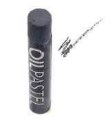 Gallery Oil Pastels Graphite pack of 6, featuring premium pigments for vibrant colors and a creamy, blendable texture.