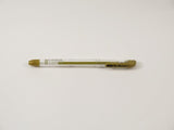 Elegant gold gel pen with 0.7mm tip, perfect for smooth writing and decorating dark paper and greeting cards.