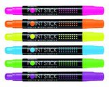 Point Stick Highlighter Set of 3 in vibrant colors for precise, odorless highlighting and quick-drying, smudge-free performance.