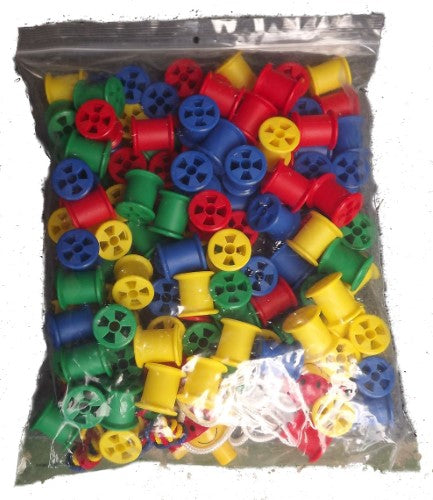 Colorful cotton thread reels in a premium set, perfect for quilting, embroidery, and various sewing projects.