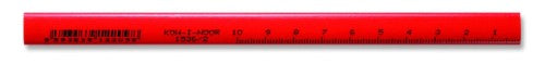 Ergonomic 1536.2 Carpenter's Pencil with flat design, durable lead for clear marking on wood, ideal for carpentry projects.