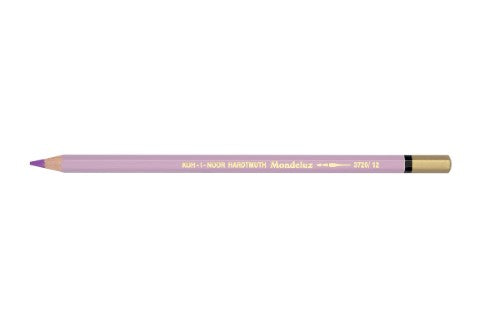 Mondeluz Aquarelle Pencil in Red Violet, featuring a soft, water-soluble core for vibrant watercolor art effects.