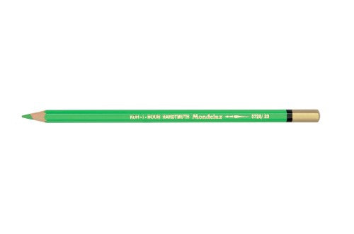 Soft May Green Aquarelle Pencil with hexagonal grip, ideal for vibrant watercolor effects on various surfaces.