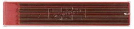 12-pack of 2mm brown leads for mechanical pencils, providing precision and durability for artists and students alike.