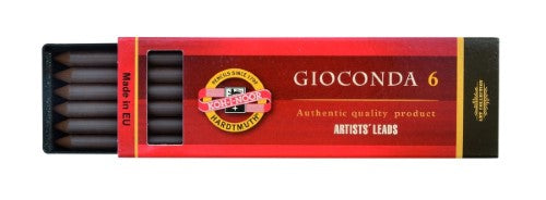 Premium Gioconda Drawing Chalk in Dark Sepia, ideal for sketching, shading, and enhancing artistic creations.