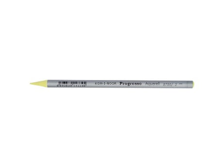 Pack of 12 Progresso Aquarelle Yellow Lt pencils featuring hexagonal barrels for grip, vibrant colors, and blendable watercolor performance.