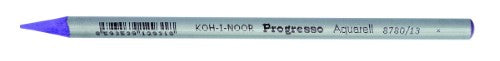 Progresso Aquarelle Pencils in Violet, pack of 12, vibrant watercolour pencils with hexagonal barrels for comfortable grip.