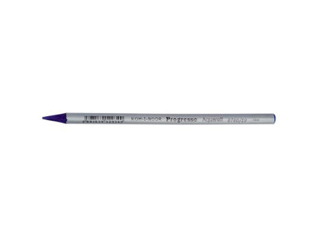 Progresso Aquarelle Pencils Blue Dark, pack of 12, featuring hexagonal barrels for comfort and vibrant, soft watercolor leads.