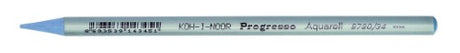 Progresso Aquarelle Pencils in Blue Grey, pack of 12, featuring hexagonal barrels for a comfortable grip and smooth blending.