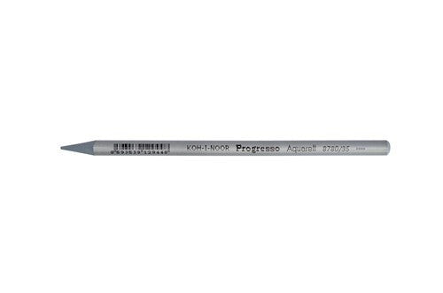 Progresso Aquarelle Pencils Grey pack of 12, high-density, hexagonal barrel, soft leads for vibrant watercolour art.