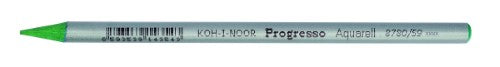 Progresso Aquarelle Pencils in Grass Green (Pack of 12) offer vibrant colors for versatile watercolor artwork.