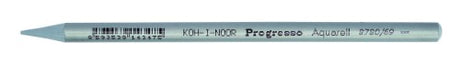 Progresso Aquarelle Pencils Grey Light set of 12, featuring smooth watercolor application and a comfortable hexagonal grip.