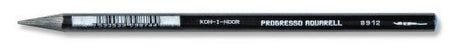 Progresso Aquarelle 4B artist pencil set of 12, featuring water-soluble graphite for vibrant watercolor effects.