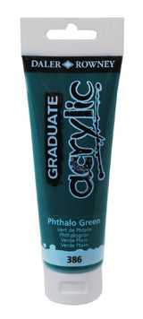 Vibrant 120ml Phthalo Green acrylic paint, ideal for artists seeking high-quality, fast-drying, flexible color solutions.