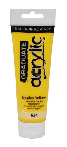 Acrylic Paint - D-R Graduate Acrylic 120ml Naples Yellow