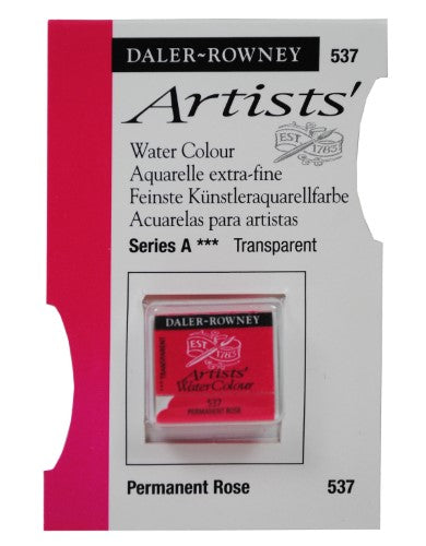 Paint  Watercolour - D-R Awc H-Pan Permanent Rose