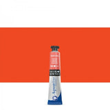 Vibrant 8ml tube of Rown Afine Vermilion Hue watercolour paint, ideal for dynamic washes and artistic details.