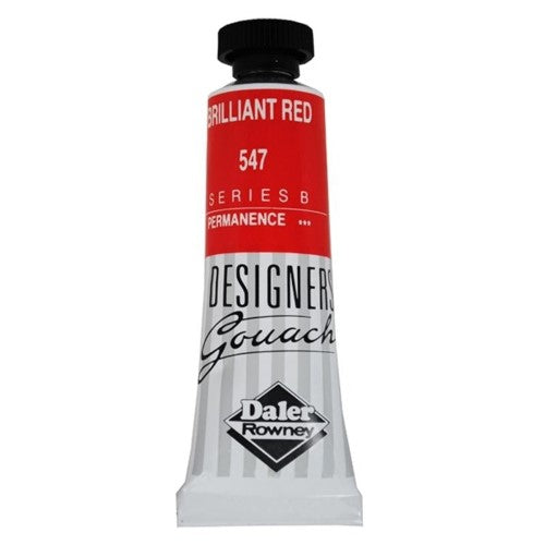 Rowney Gouache 15ml Brilliant Red