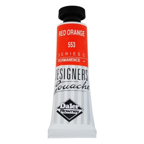 Rowney Gouache 15ml Red Orange