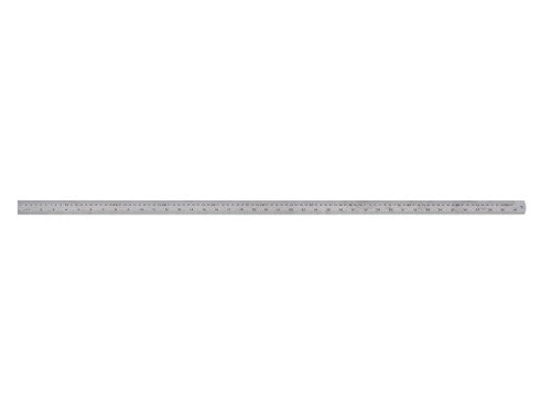 Stainless steel ruler measuring 40 inches, durable and lightweight for precise measurements in various projects.