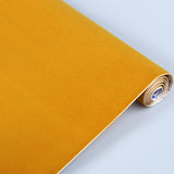 Luxurious Whisky velvet roll measuring 0.45m x 1m, featuring a smooth texture and permanent adhesive for versatile crafting.