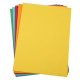 A3 160gsm bright paper pack featuring 125 vibrant sheets in five colors, ideal for school and business projects.