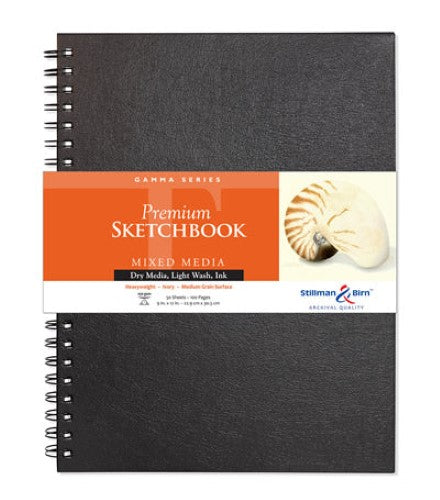 Compact 6x8" sketch pad with 150gsm archival-quality paper, perfect for various media and easy page turning.