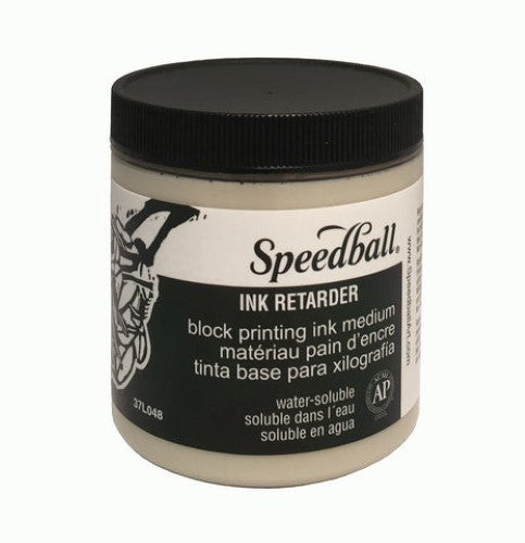 Speedball 8oz Block Printing Retarder, designed to slow drying time of water-soluble inks for better artistic control.