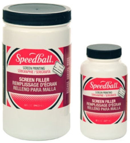 Safery Cutter - Speedball Screen Fill 32oz Black for precise screen printing, blocking unwanted areas, and creating stencils.