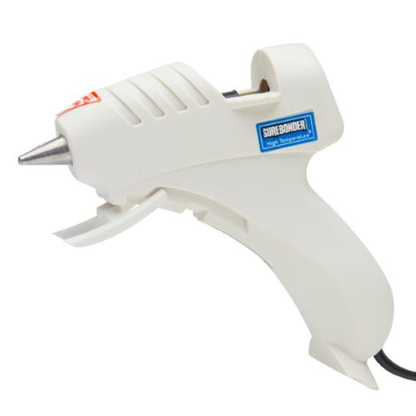 Mini Surebonder glue gun for precise bonding, featuring 10W power and 330°F temperature, ideal for various crafting projects.