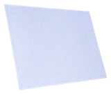 Translucent 450x300mm cutting mat, 3mm thick, ideal for precise cutting in crafting, quilting, and sewing projects.