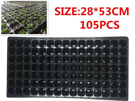 Set of 12 durable 53cm planters designed for indoor and outdoor gardening, perfect for flowers, herbs, and plant displays.