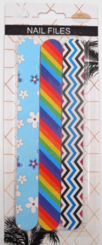 Set of 18 premium nail files for precise shaping and polishing of natural and artificial nails, ideal for all users.