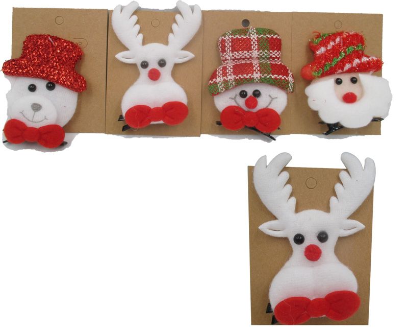 XMAS HAIR CLIP (Set of 12)