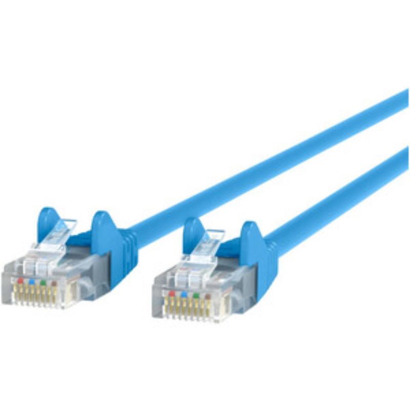 Belkin Cat.6 Patch UTP Network Cable, 2m blue, featuring two RJ-45 connectors for high-speed and reliable network connections.