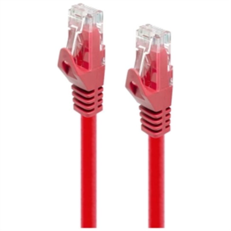 Alogic Red CAT6 Network Cable - 0.3m