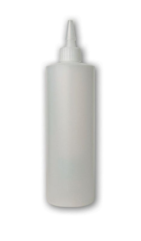 Lightweight 454ml spout bottle with a stylish jacquard pattern, made from recycled materials for eco-friendly hydration.