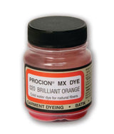 Vibrant 18.71g PROCION MX dye in Brilliant Orange, ideal for cold water dyeing on cotton and linen fabrics.