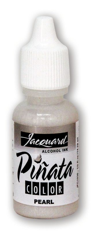 Jacquard Piñata Pearl 036 alcohol ink (14.79ml) for vibrant coloring on non-porous surfaces like glass, metal, and resin.