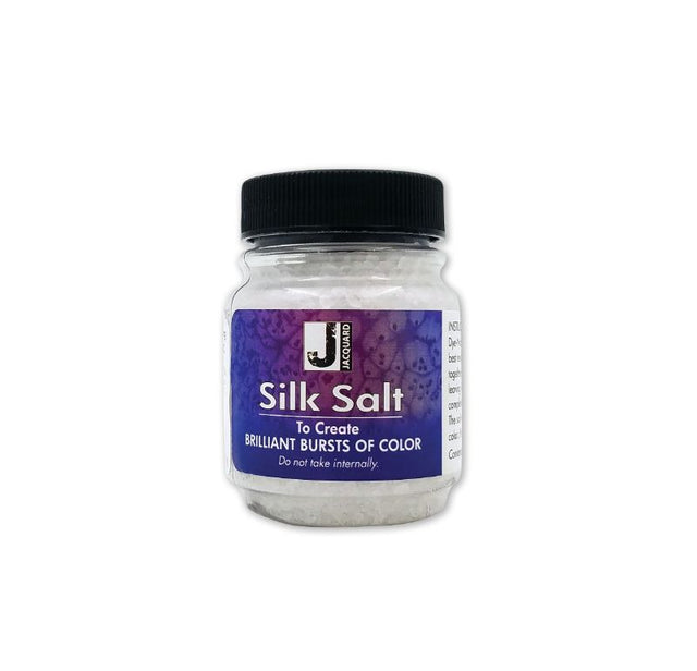 SILK SALT - JACQUARD (56.70g) enhances fabric art with unique textures and color halos for creative textile projects.