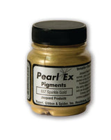 Sparkle Gold pigment in 21.26g, perfect for pearlescent and metallic effects in diverse art projects. Non-toxic and versatile.