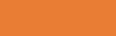 Vibrant bright orange liquid fabric paint (66.54ml) for versatile art on fabrics, wood, leather, and more.