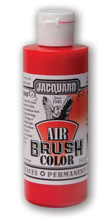 Bright Red Jacquard Airbrush Paint (118.29ml) ideal for versatile artistic applications on various surfaces. Non-toxic and durable.