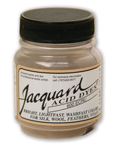 Jacquard Ecru 600 acid dye powder for vibrant, colorfast dyeing of silk, wool, and protein fibers in a 14.17g package.