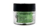 Jacquard Pearl Ex Powdered Pigment in Apple Green 635, a versatile metallic pigment for various art and craft projects.