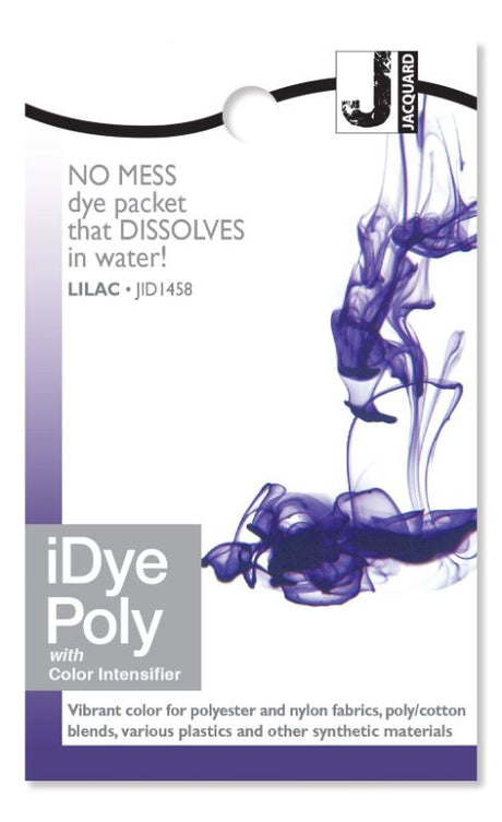 Dissolvable Jacquard Lilac dye for synthetic materials, perfect for vibrant crafting and cosplay projects.