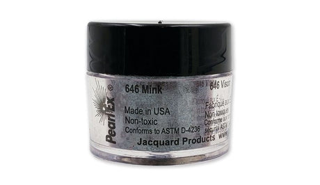 Pearl Ex Powdered Pigment in Mink 646, 3g, offers versatile metallic and pearlescent effects for artists and crafters.