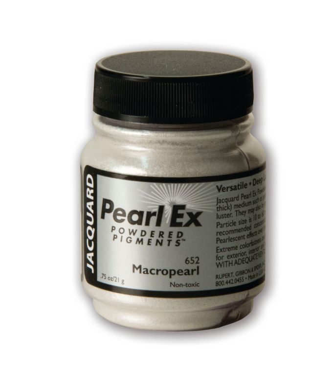 PEARL EX Powdered Pigment in MACRO PEARL 652, 21.26g for vibrant metallic finishes in various art projects.